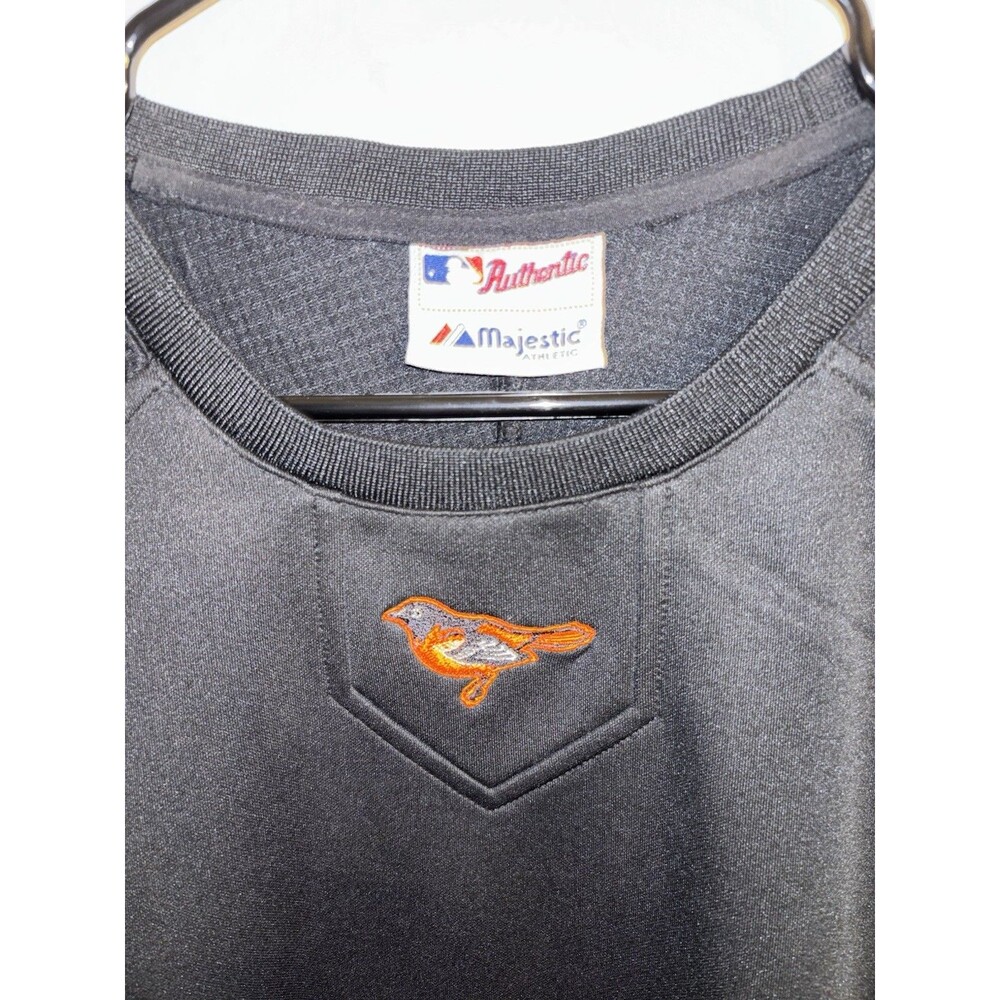 Vintage Majestic Baltimore Orioles Authentic Thermabase On Field Long Sleeve XL